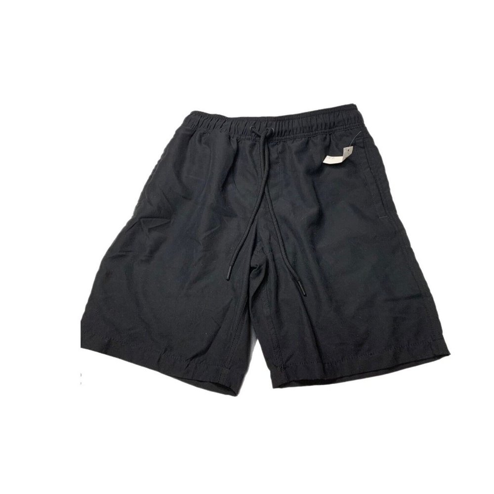 NWT Amazon Essentials Men's Black Lined Quick-Dry Swim Trunks Small